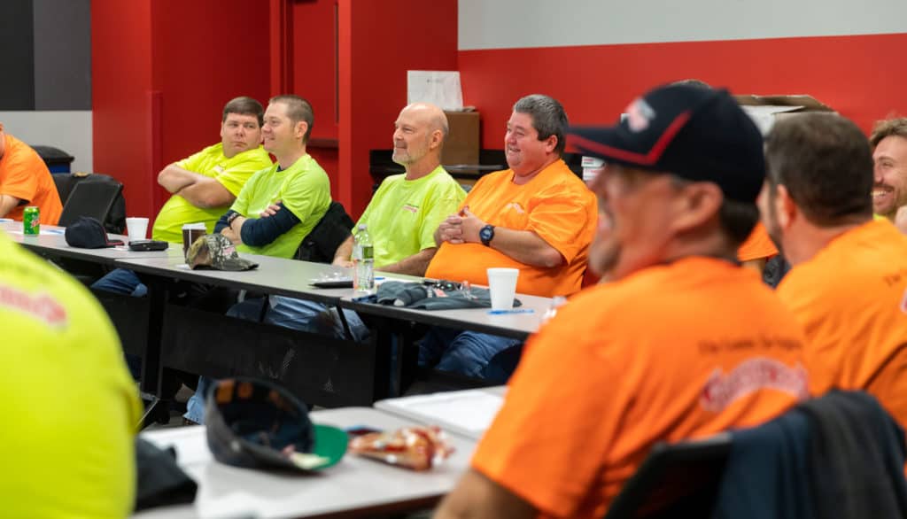 Garage Door Repair Technicians in training